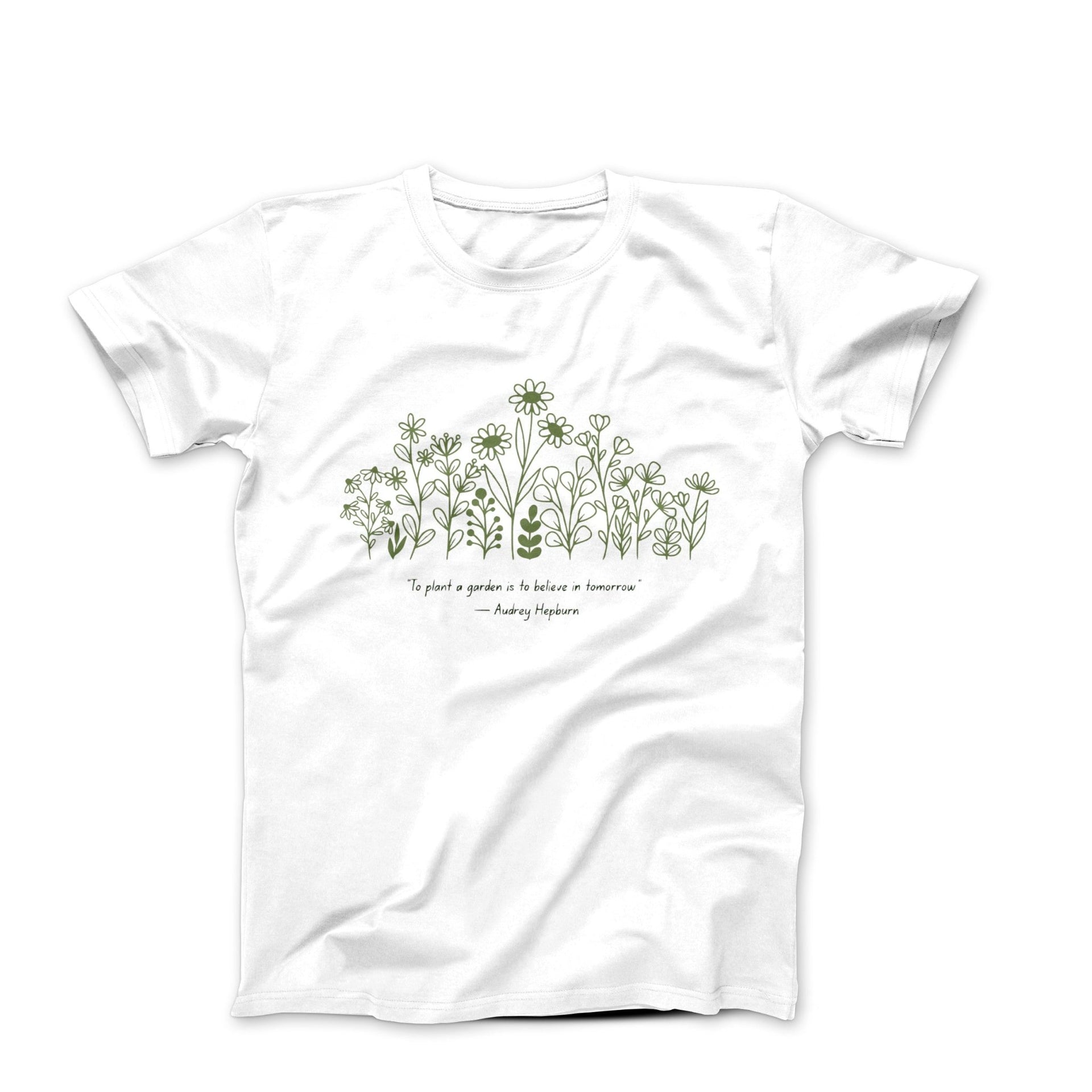 To Plant A Garden Illustration T-shirt - Plants, Garden & Food - Harvey Ltd