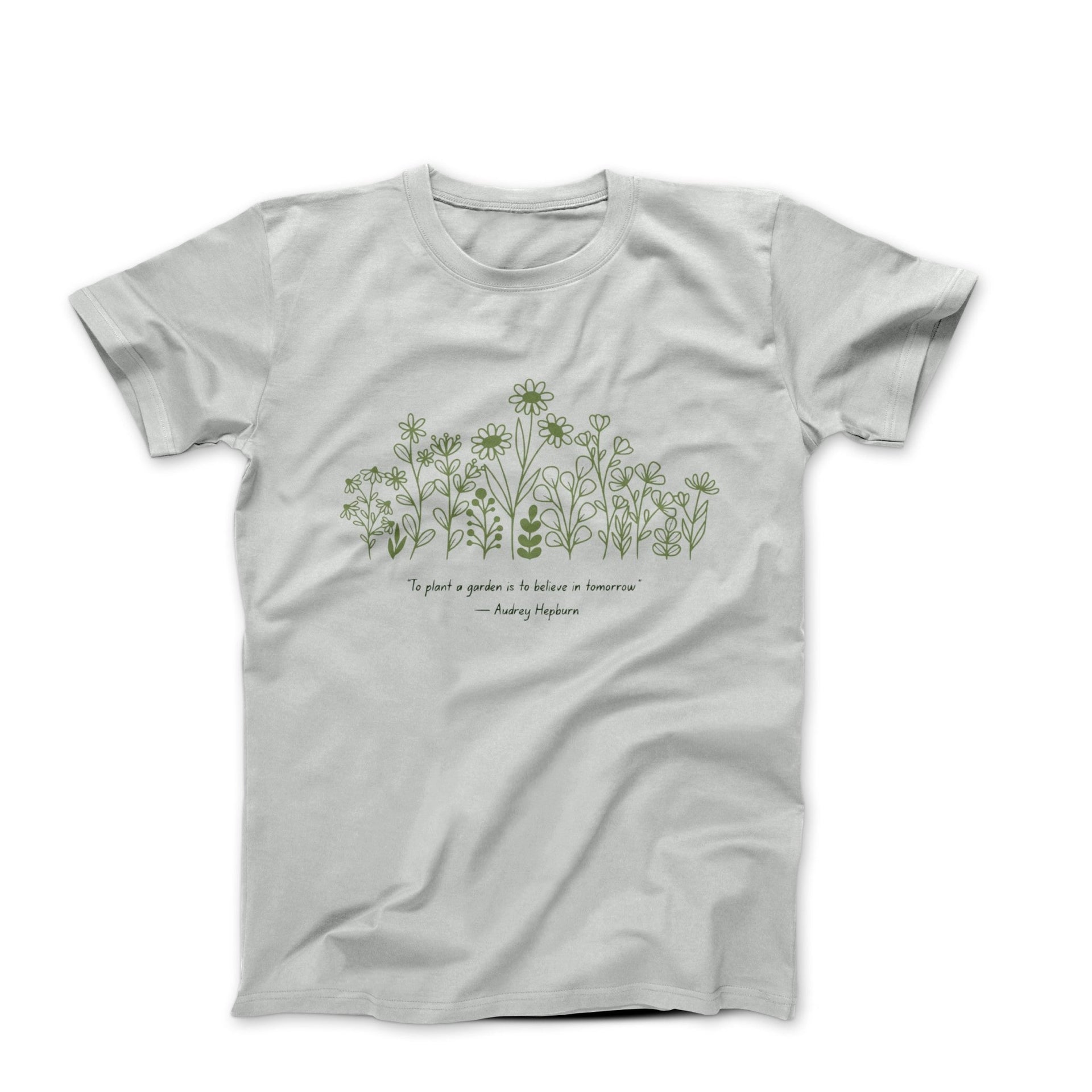 To Plant A Garden Illustration T-shirt - Plants, Garden & Food - Harvey Ltd