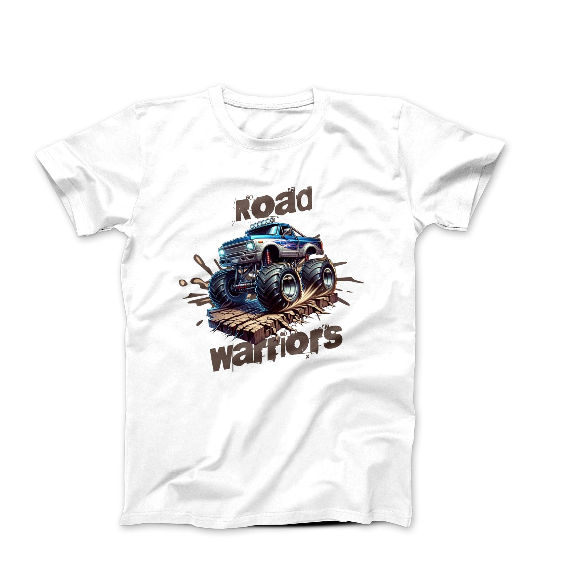 Truck Road Warriors Illustration T-shirt - Cars, Trucks & Cycles - Harvey Ltd