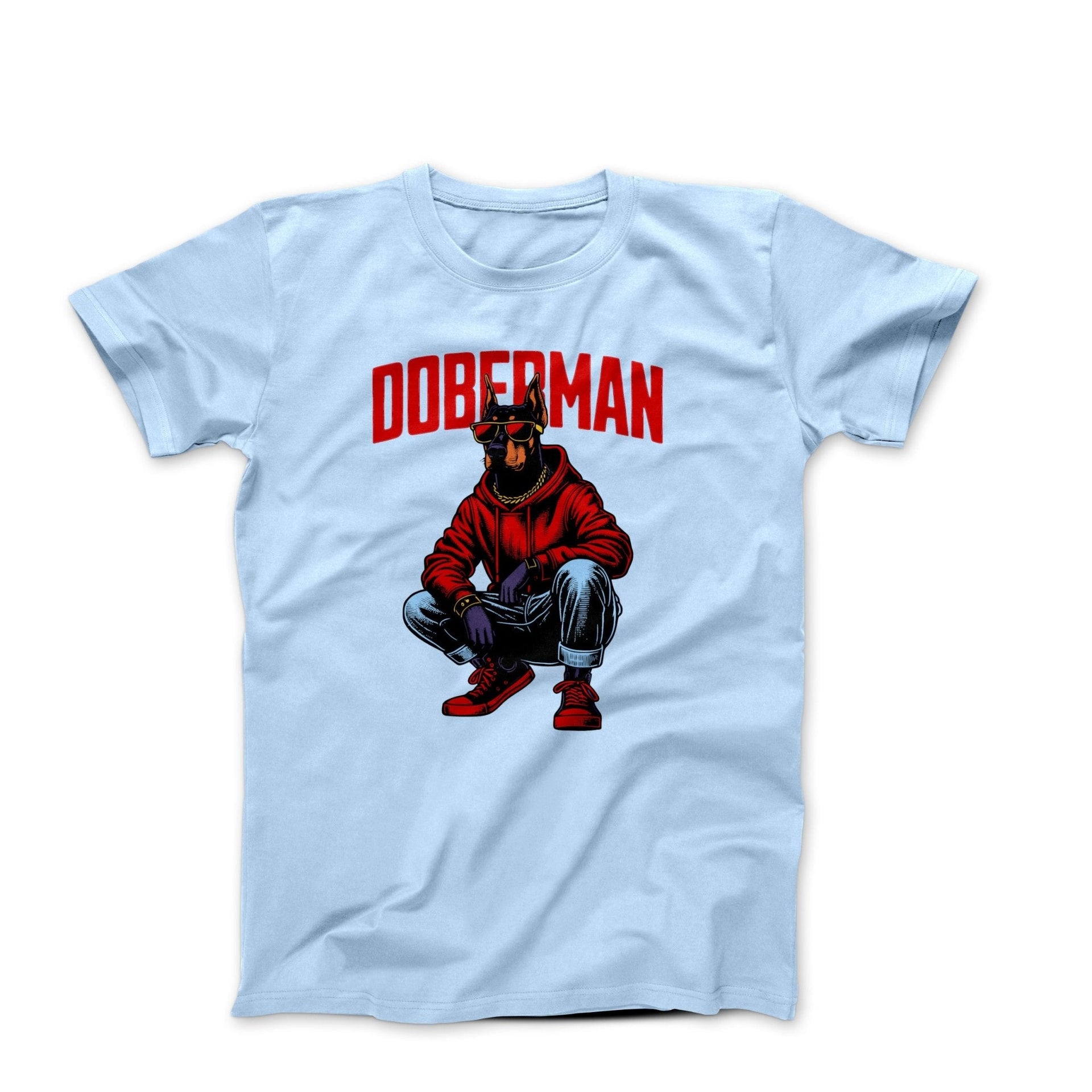 Urban Doberman Digital Illustration T-shirt - Pets & Animals - Harvey Ltd