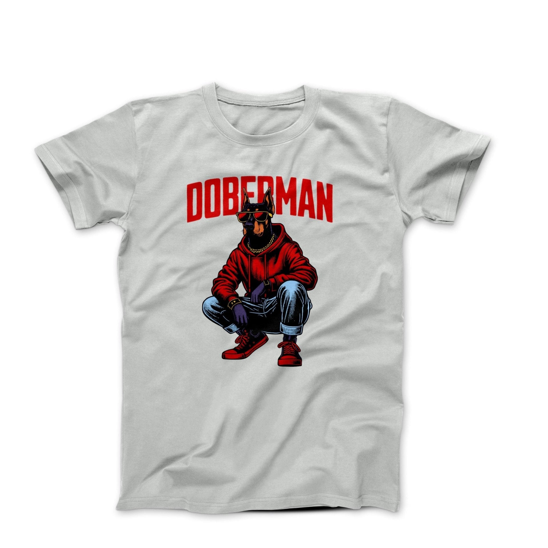 Urban Doberman Digital Illustration T-shirt - Pets & Animals - Harvey Ltd