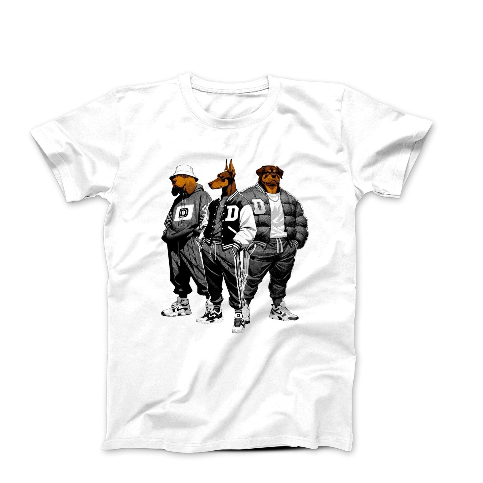 Urban Fashion Dogs Illustration T-shirt - Pets & Animals - Harvey Ltd