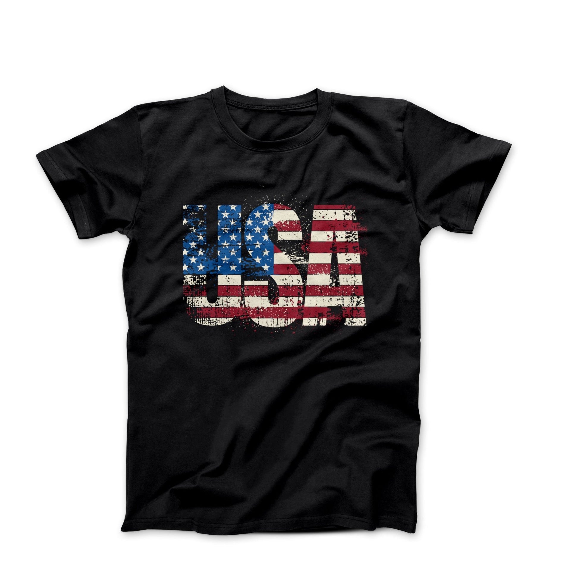 USA Made In America Illustration T-shirt - Movies, TV & Others - Harvey Ltd