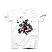 Western Cowboy Illustration T-shirt - Movies, TV & Others - Harvey Ltd