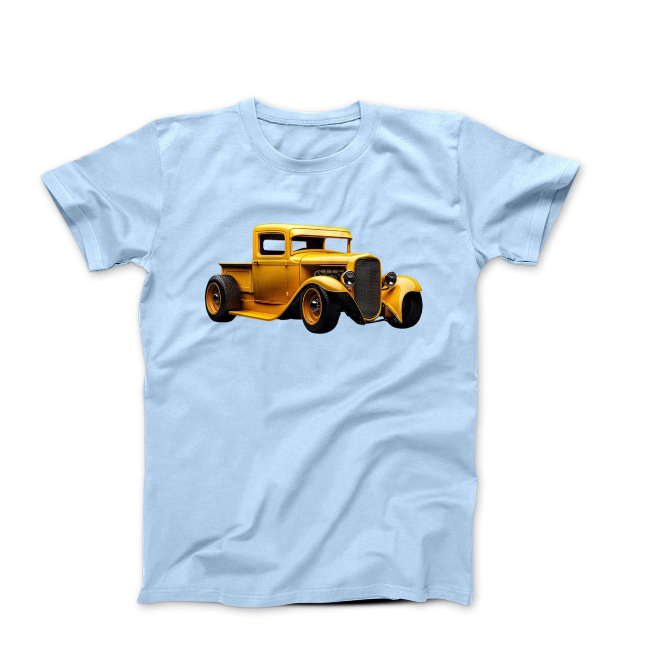 1930s Ford Hi-Boy Yellow Pickup Truck T-shirt - Cars, Trucks & Cycles - Harvey Ltd