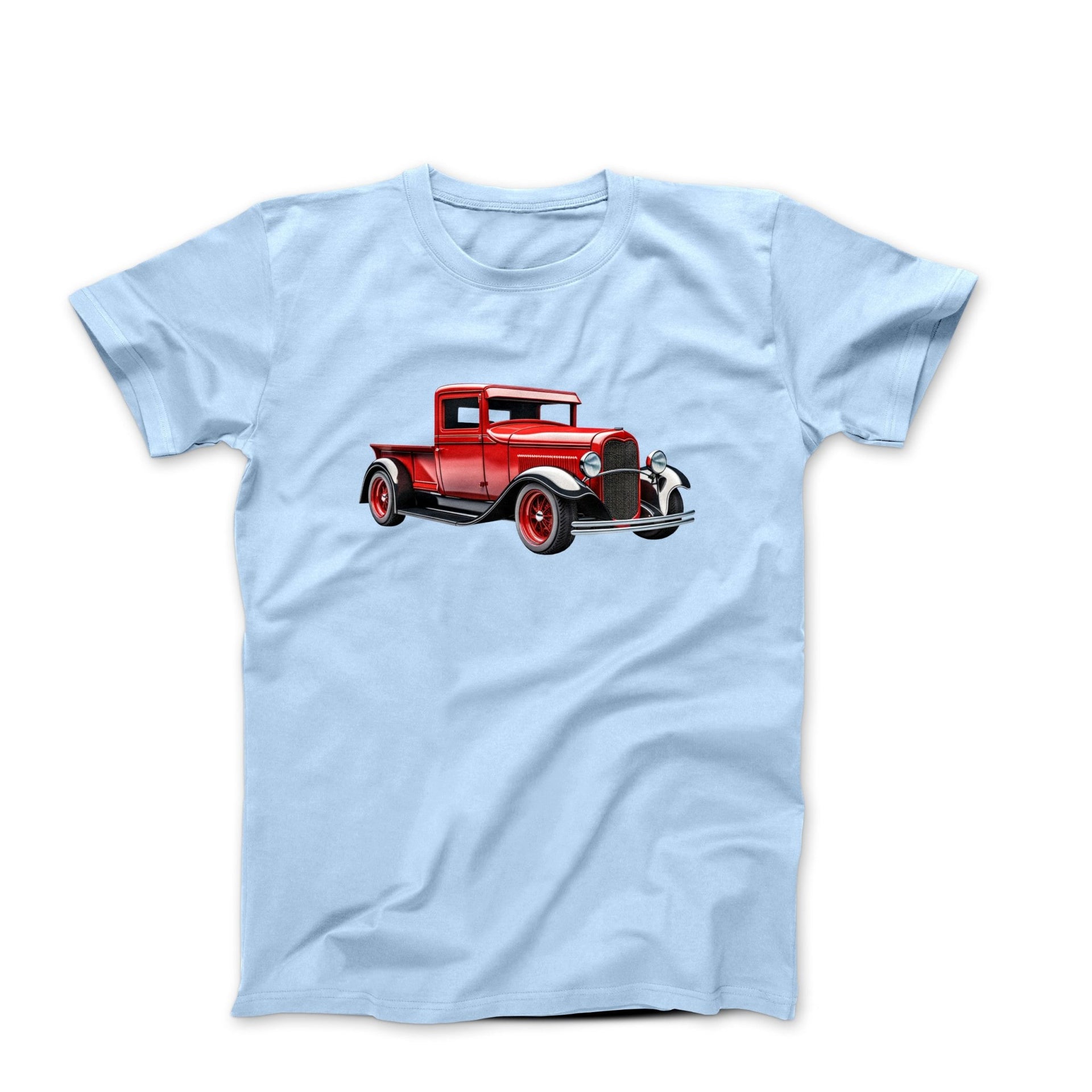 1930s Ford Hi-Boy Red Pickup Truck T-shirt - Clothing - Harvey Ltd