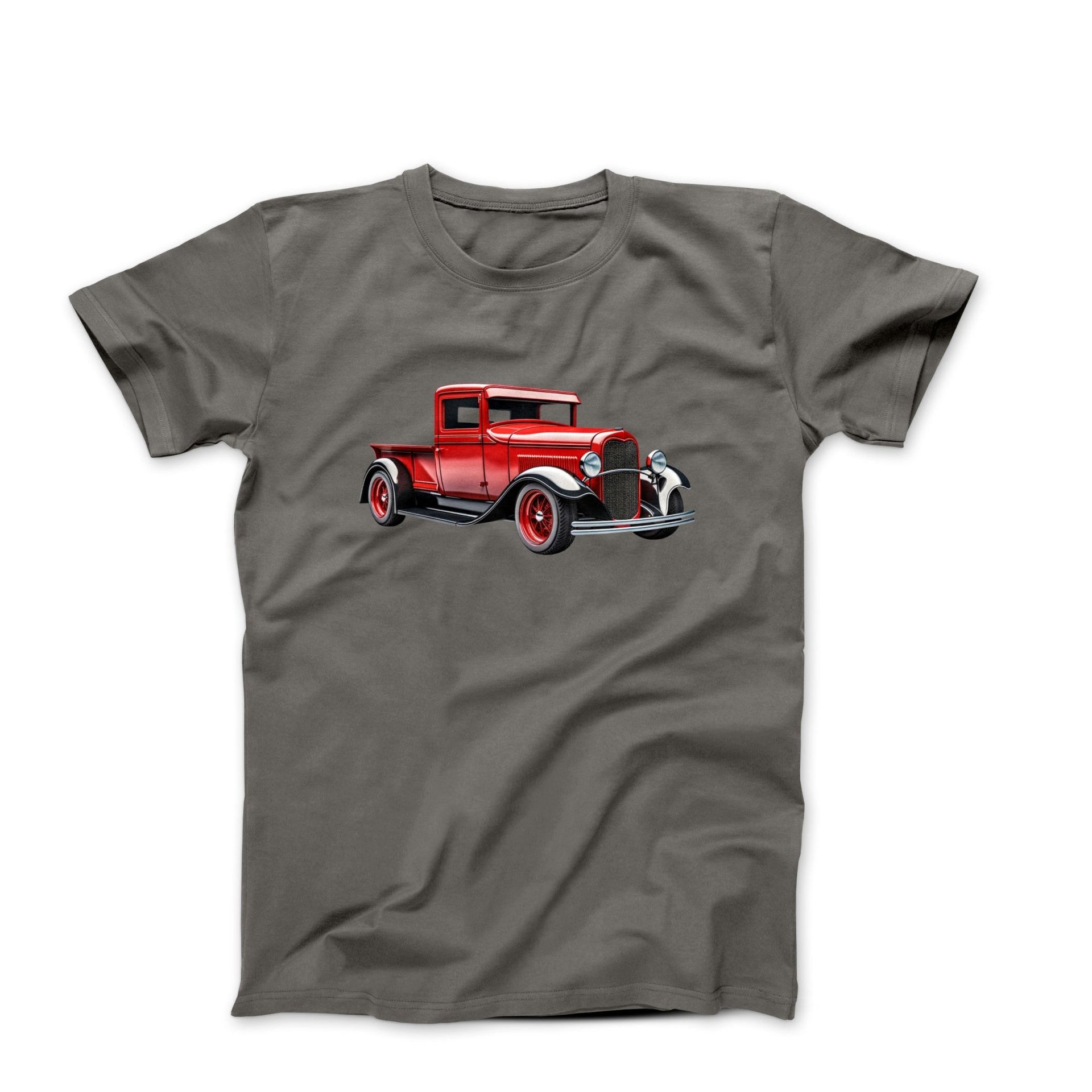 1930s Ford Hi-Boy Red Pickup Truck T-shirt - Clothing - Harvey Ltd