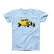 1932 Yellow Ford Hi-Boy Hot Rod T-shirt - Clothing - Harvey Ltd