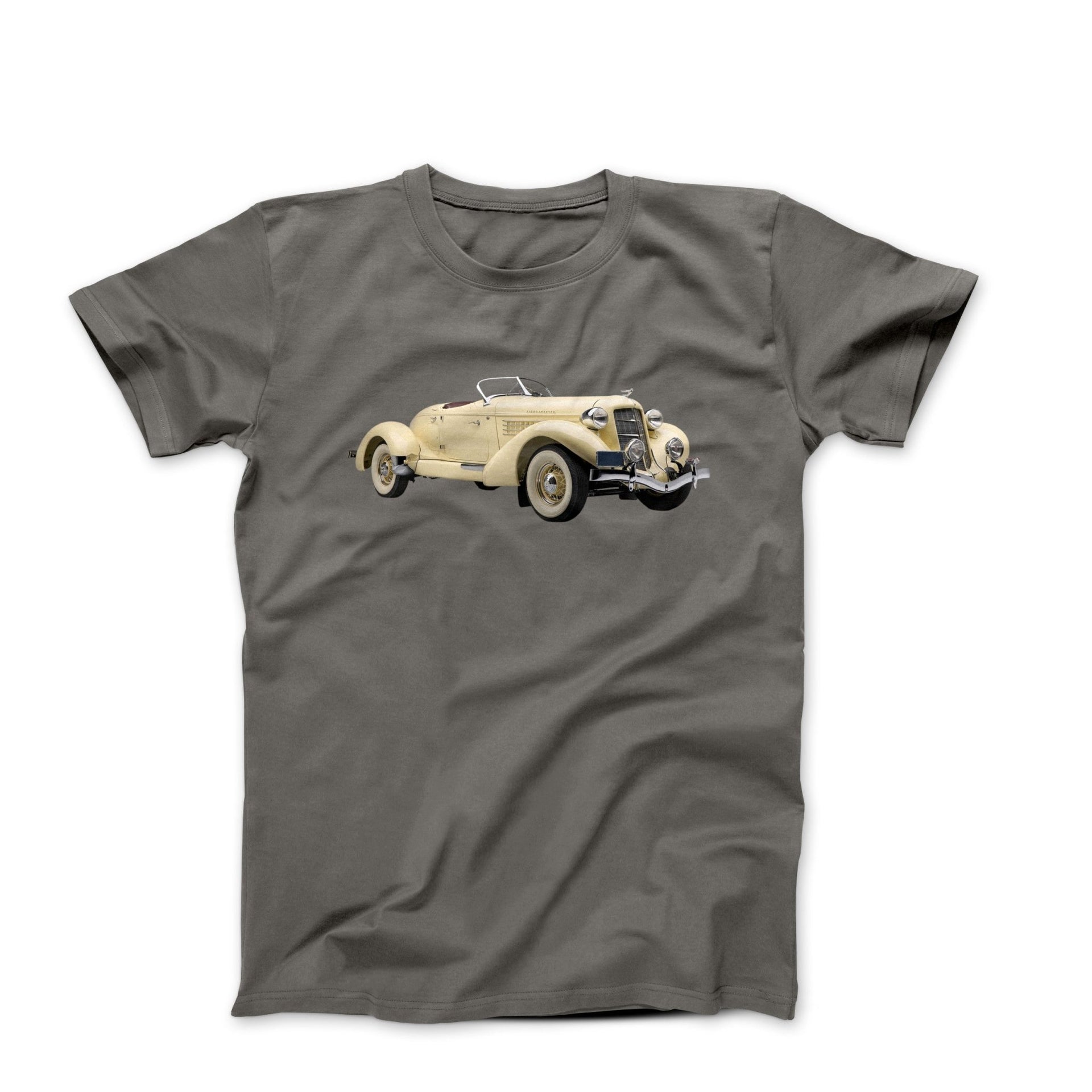 1935 Auburn 851 Supercharged Boattail Speedster T-shirt - Clothing - Harvey Ltd