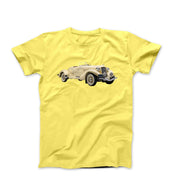 1935 Auburn 851 Supercharged Boattail Speedster T-shirt - Clothing - Harvey Ltd