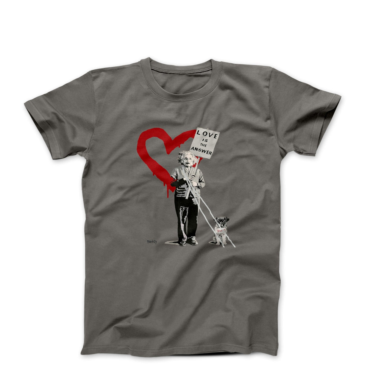 Banksy Love Is The Answer T-shirt - Clothing - Harvey Ltd