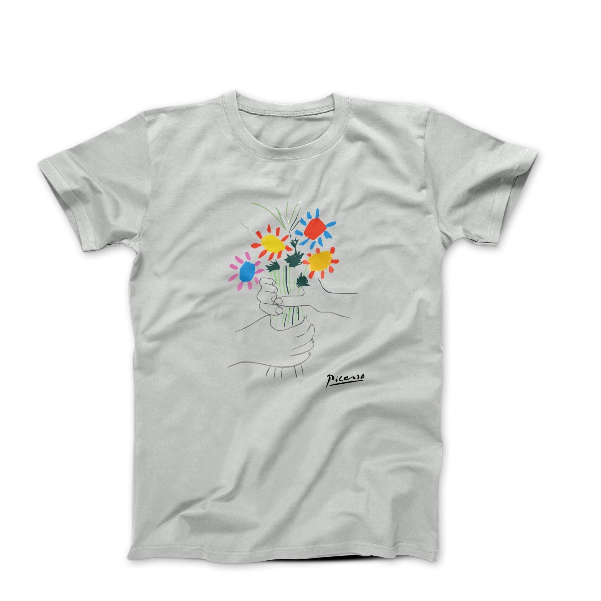 Pablo Picasso Bouquet of Peace (1958) Artwork T-Shirt - Clothing - Harvey Ltd