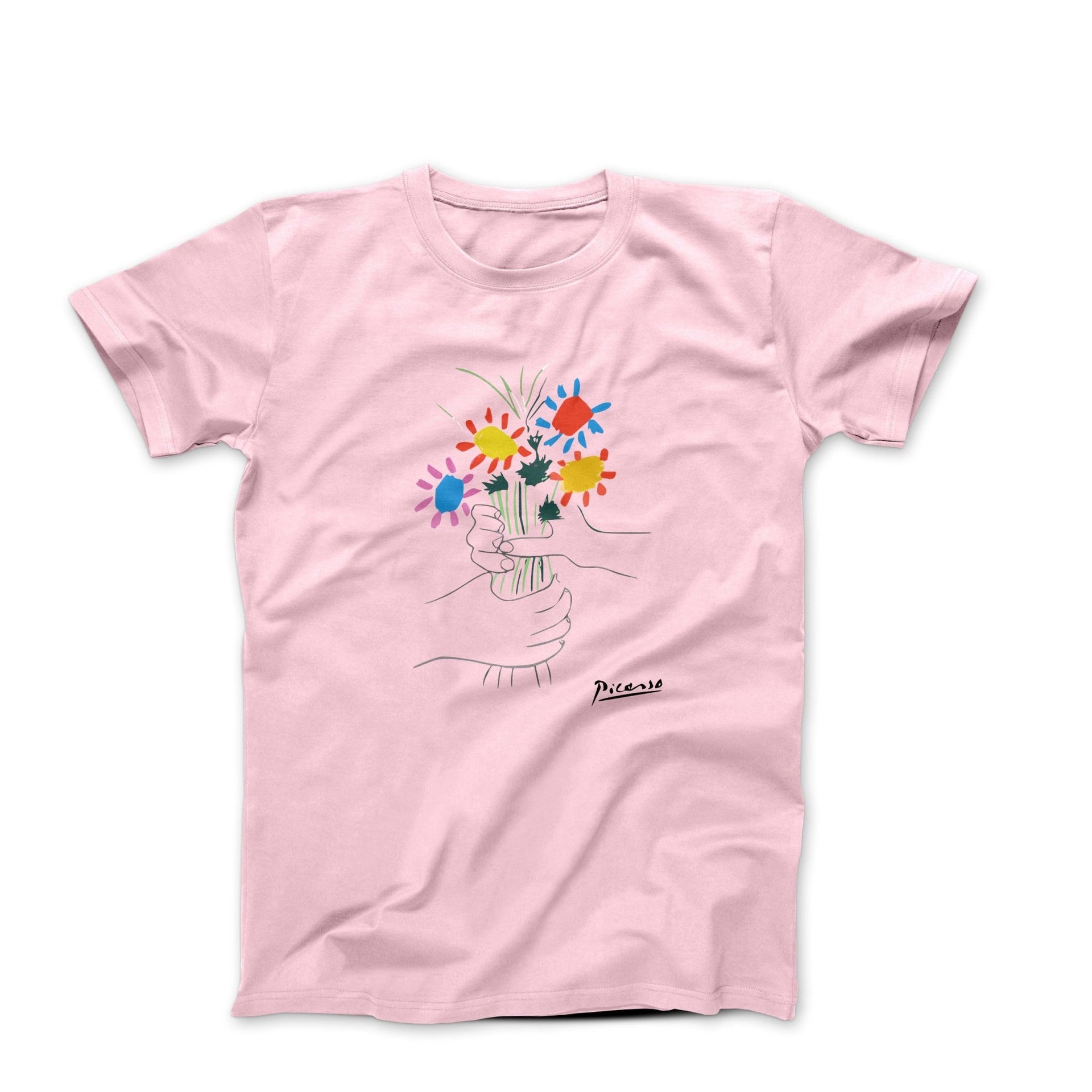 Pablo Picasso Bouquet of Peace (1958) Artwork T-Shirt - Clothing - Harvey Ltd