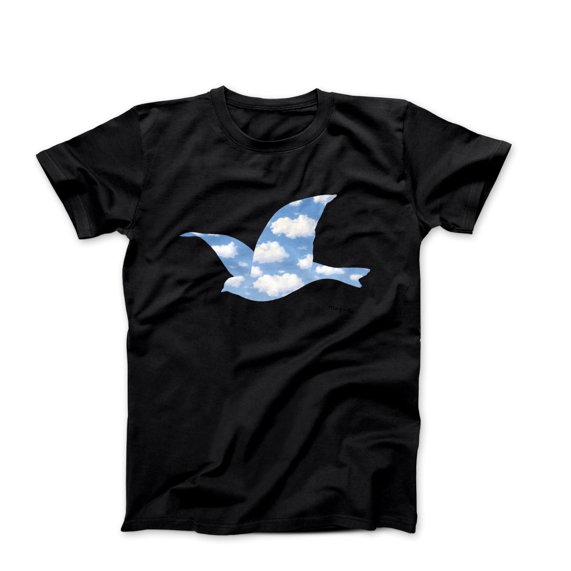 Rene Magritte Le Retour (The Return) 1940 Artwork T-shirt - Clothing - Harvey Ltd