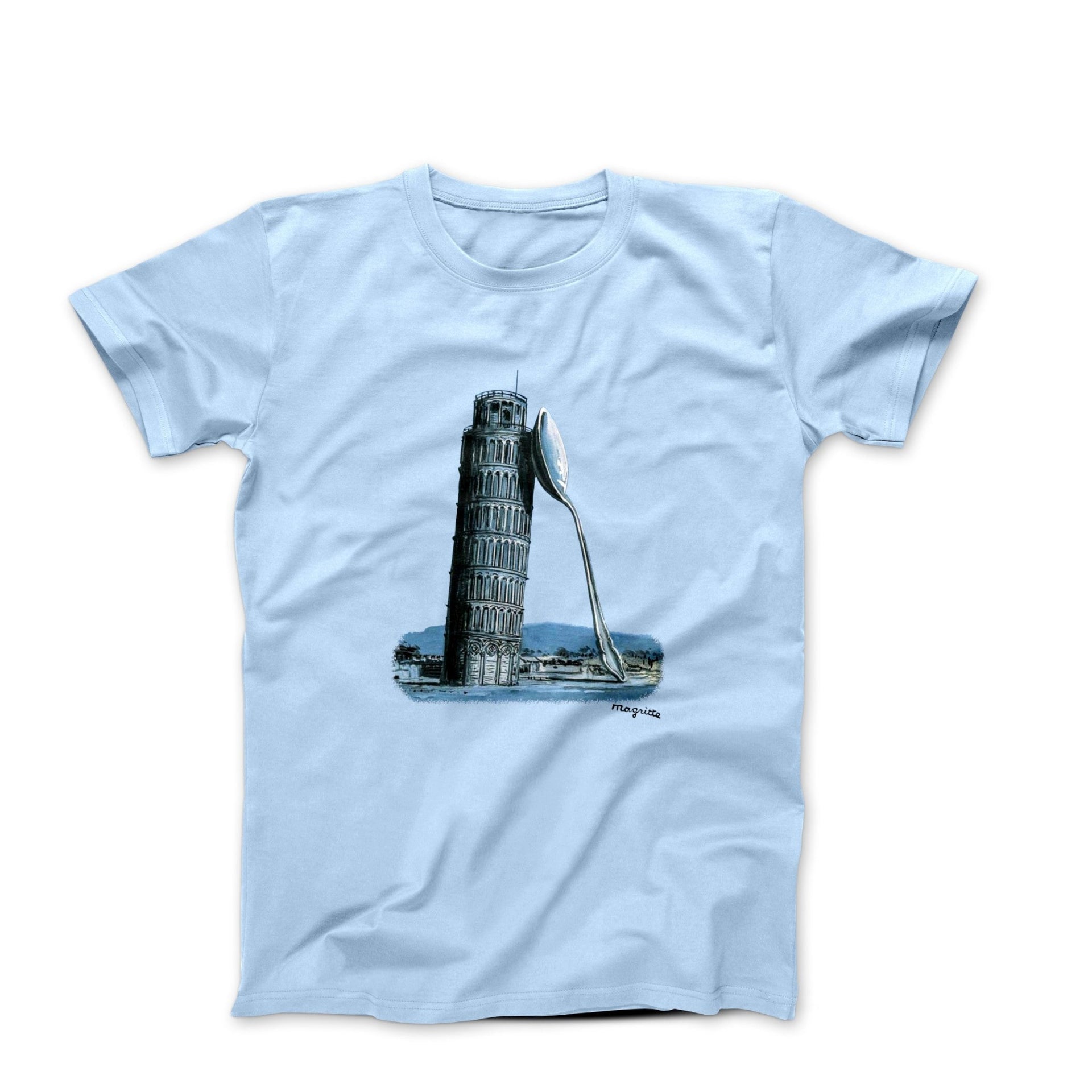 Rene Magritte The Night Of Pisa (1958) Art T-shirt - Clothing - Harvey Ltd