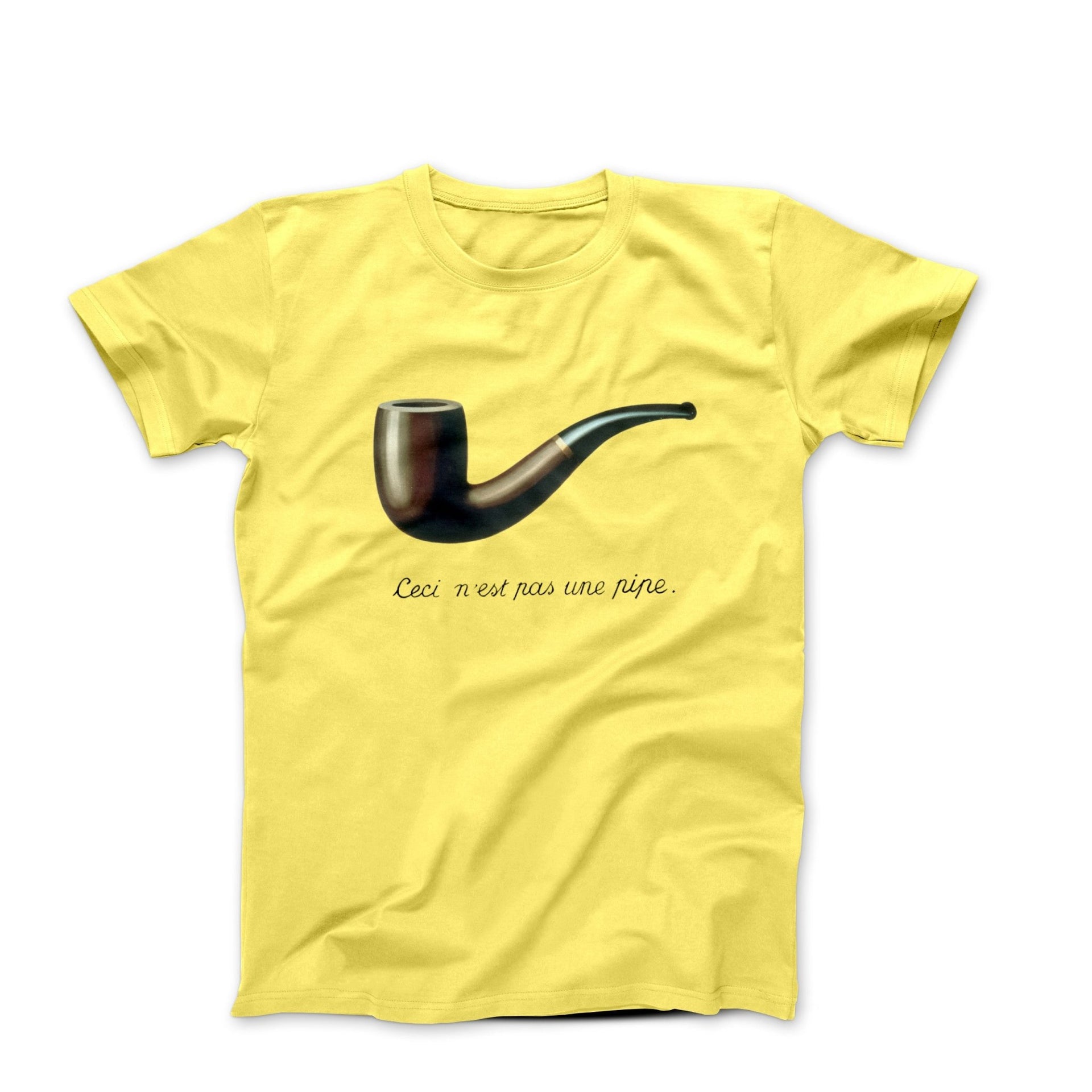 Rene Magritte This Is Not A Pipe (1929) Artwork T-shirt - Clothing - Harvey Ltd
