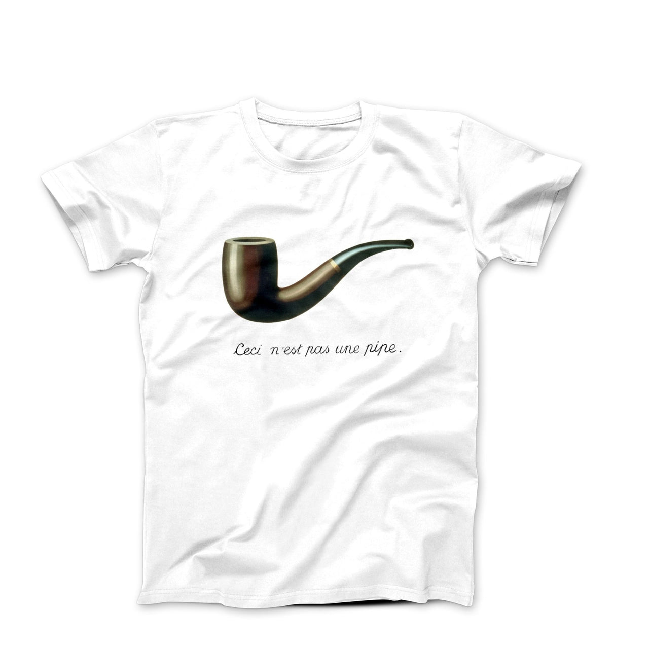 Rene Magritte This Is Not A Pipe (1929) Artwork T-shirt - Clothing - Harvey Ltd