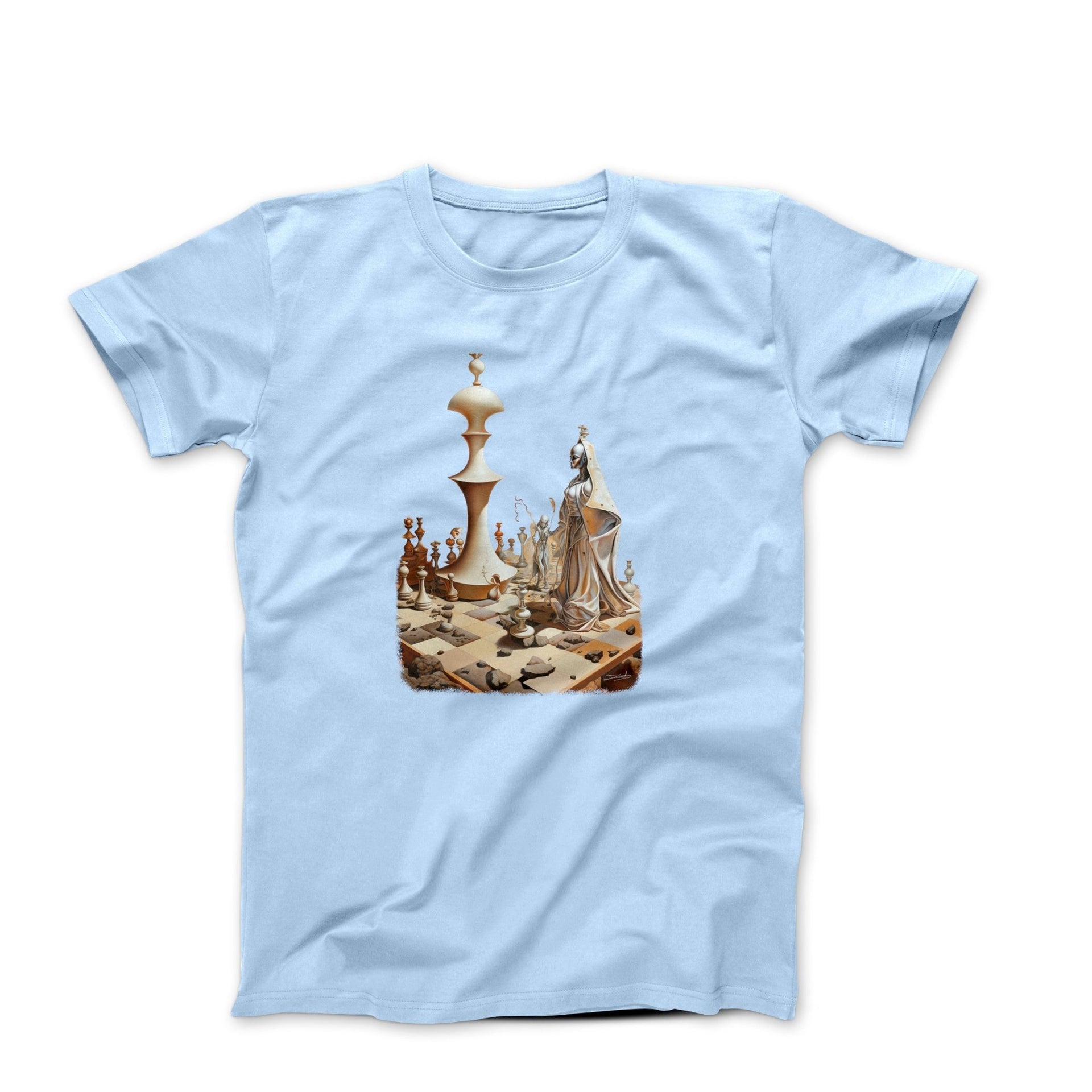 Salvador Dali Life Is A Game of Chess Artwork T-shirt - Clothing - Harvey Ltd