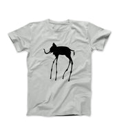Salvador Dali the Elephants (1948) Artwork T-Shirt - Clothing - Harvey Ltd