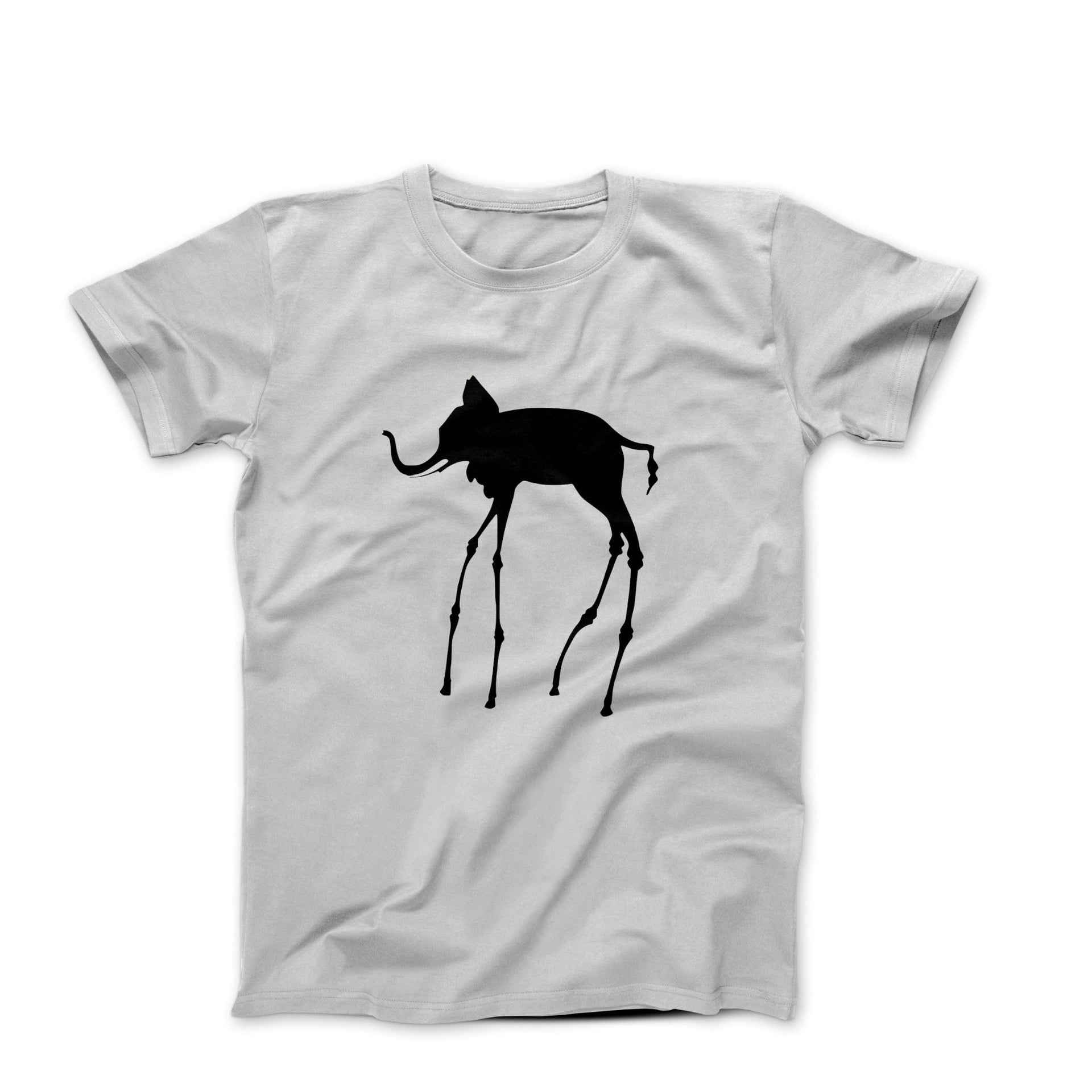 Salvador Dali the Elephants (1948) Artwork T-Shirt - Clothing - Harvey Ltd