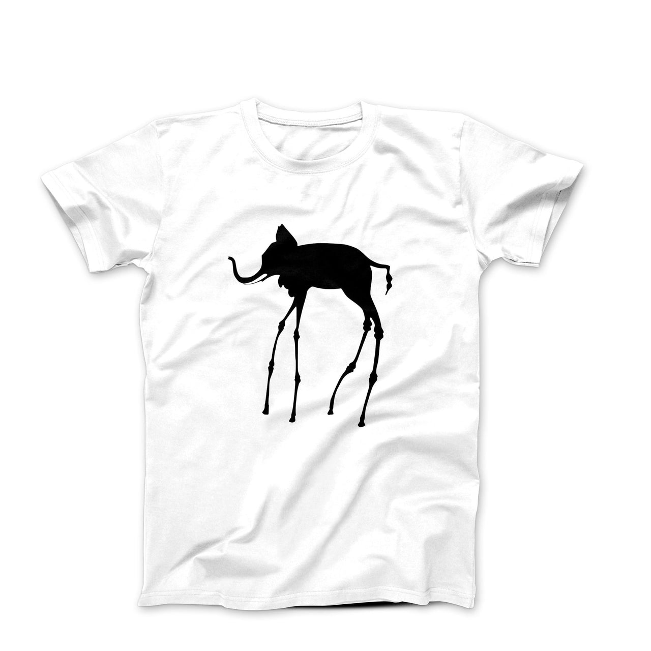 Salvador Dali the Elephants (1948) Artwork T-Shirt - Clothing - Harvey Ltd