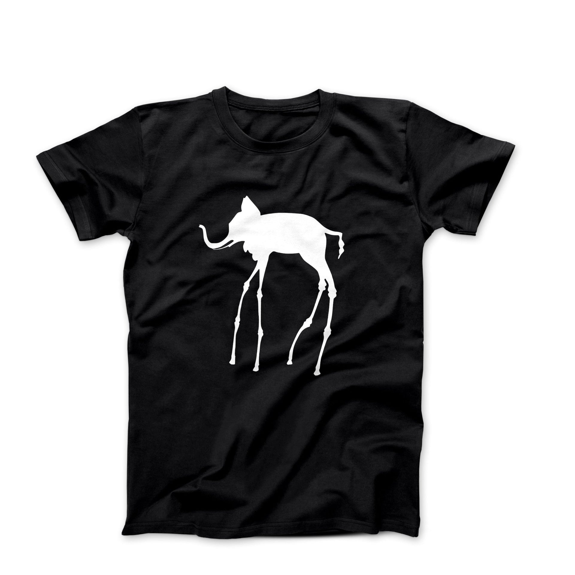 Salvador Dali the Elephants (1948) Artwork T-Shirt - Clothing - Harvey Ltd