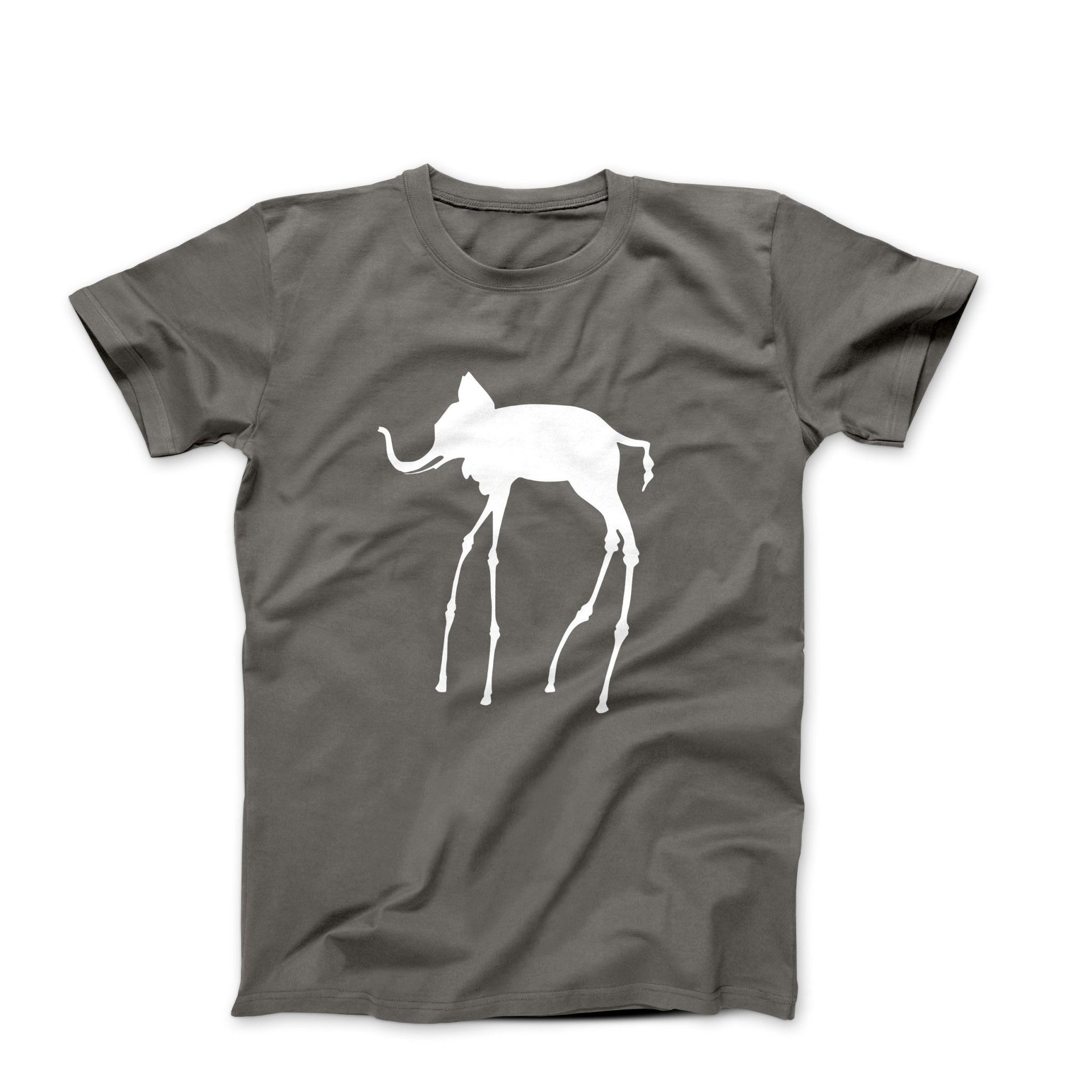 Salvador Dali the Elephants (1948) Artwork T-Shirt - Clothing - Harvey Ltd