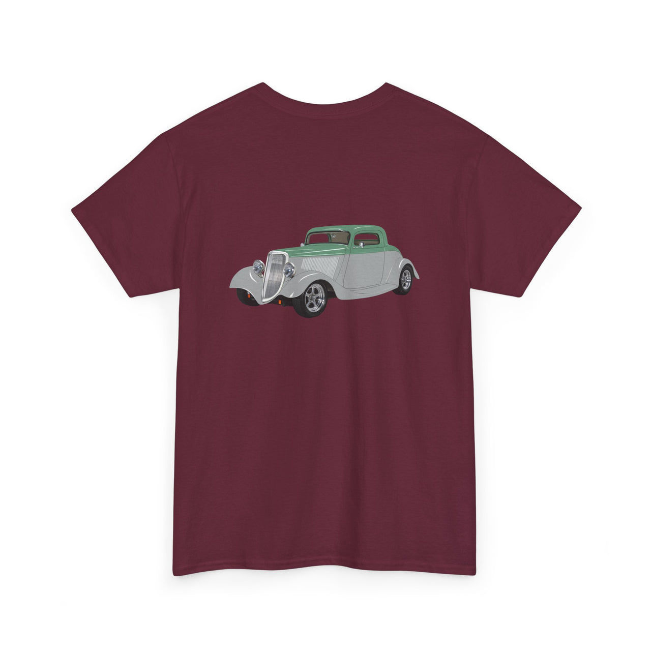 1934 Ford 3-Window Coupe Front & Back Printed T-shirt