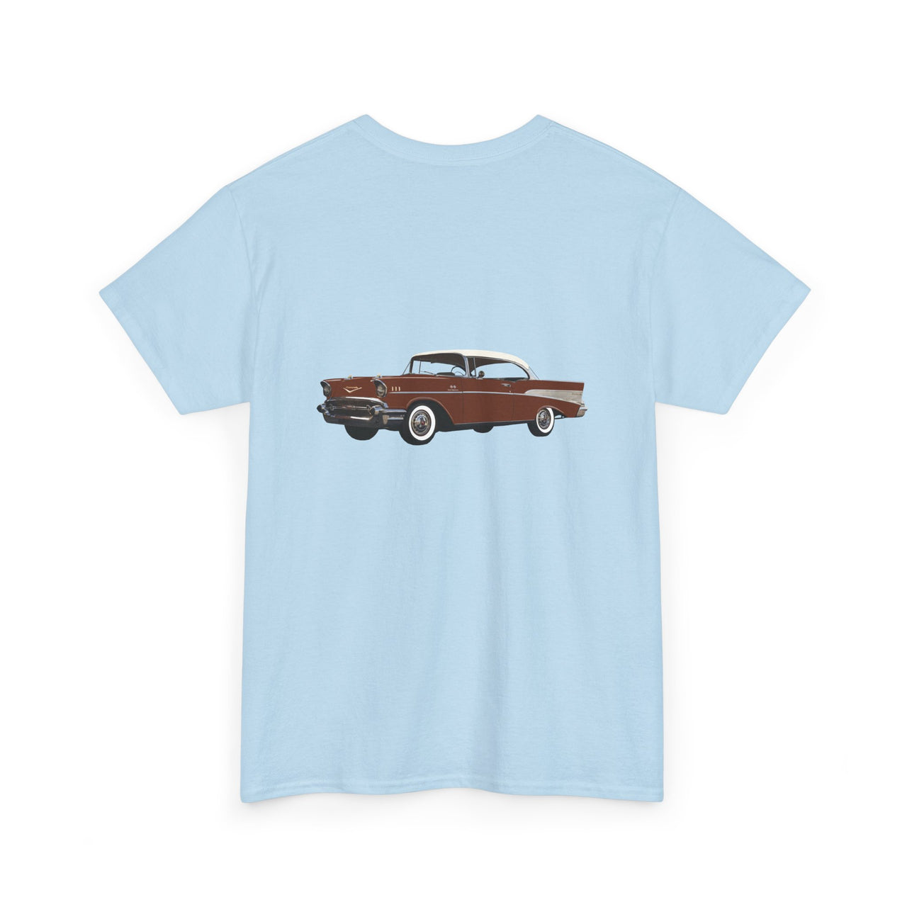 1957 Chevy Bel Air Sierra Gold 2-sided Print T-shirt