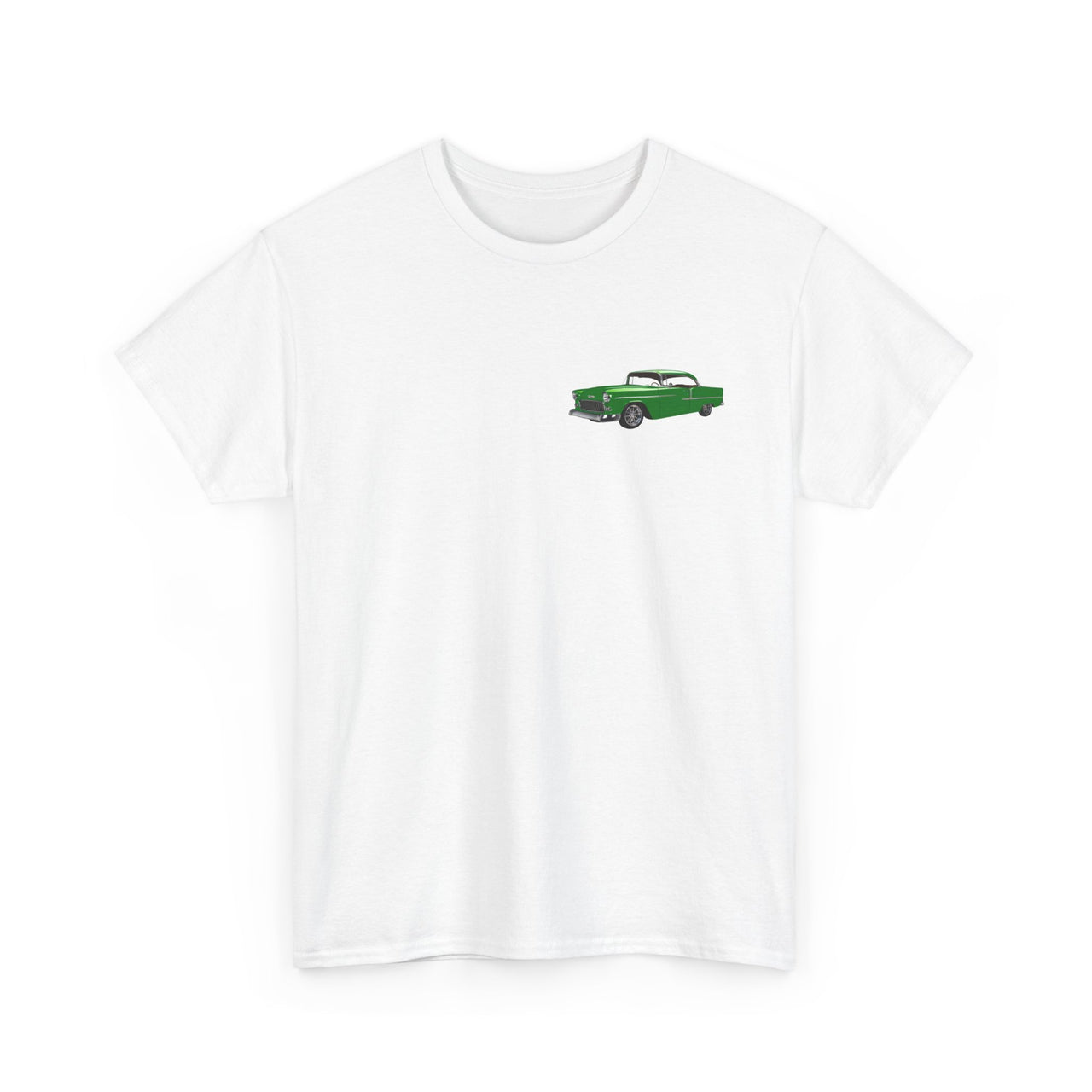 1955 Chevy Bel Air Hardtop Front & Back Printed T-shirt