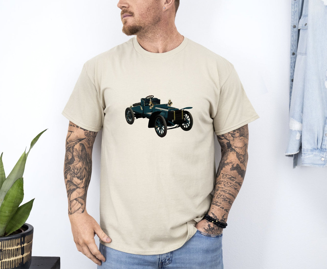 1903 De Deitrich 24HP Racer T-shirt - Cars, Trucks & Cycles - Harvey Ltd