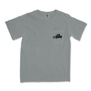 1928 Ford Model A Pickup Garment-Dyed Pocket T-shirt - Cars, Trucks & Cycles - Harvey Ltd