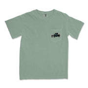1928 Ford Model A Pickup Garment-Dyed Pocket T-shirt - Cars, Trucks & Cycles - Harvey Ltd