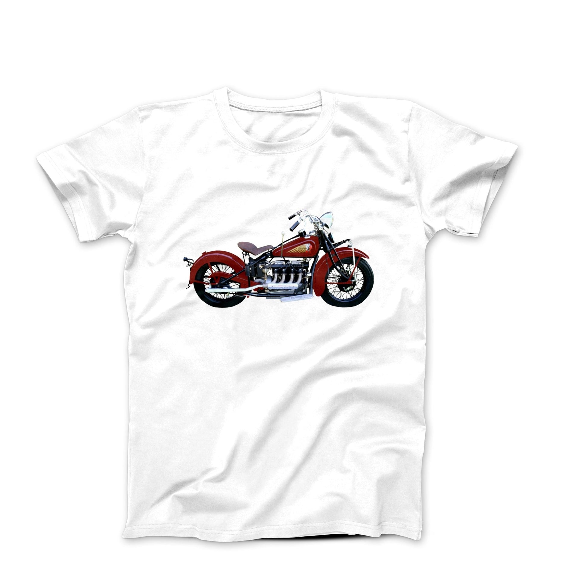 1932 Indian Four Motorcycle T-shirt - Cars, Trucks & Cycles - Harvey Ltd