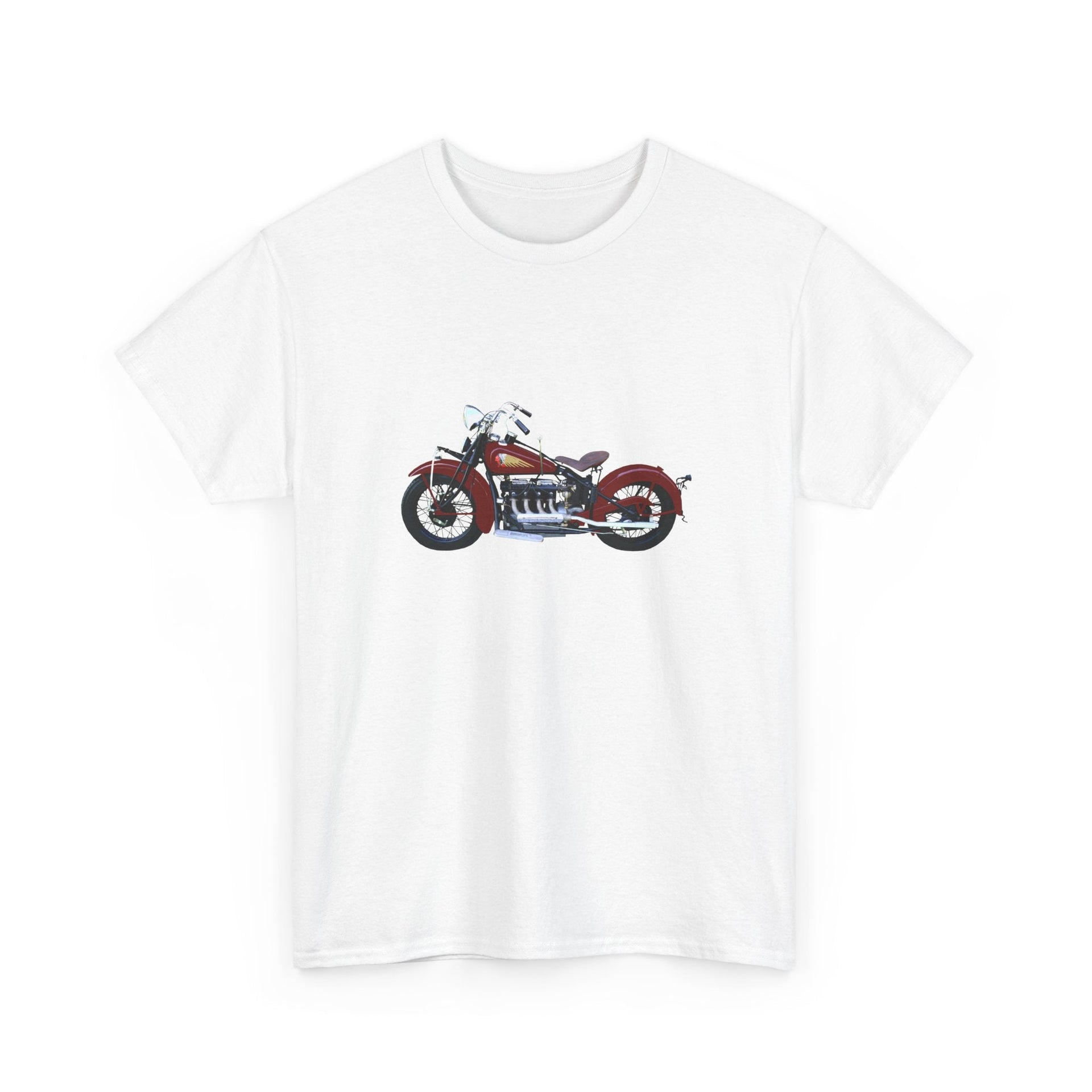 1932 Indian Four Motorcycle T-shirt - Cars, Trucks & Cycles - Harvey Ltd