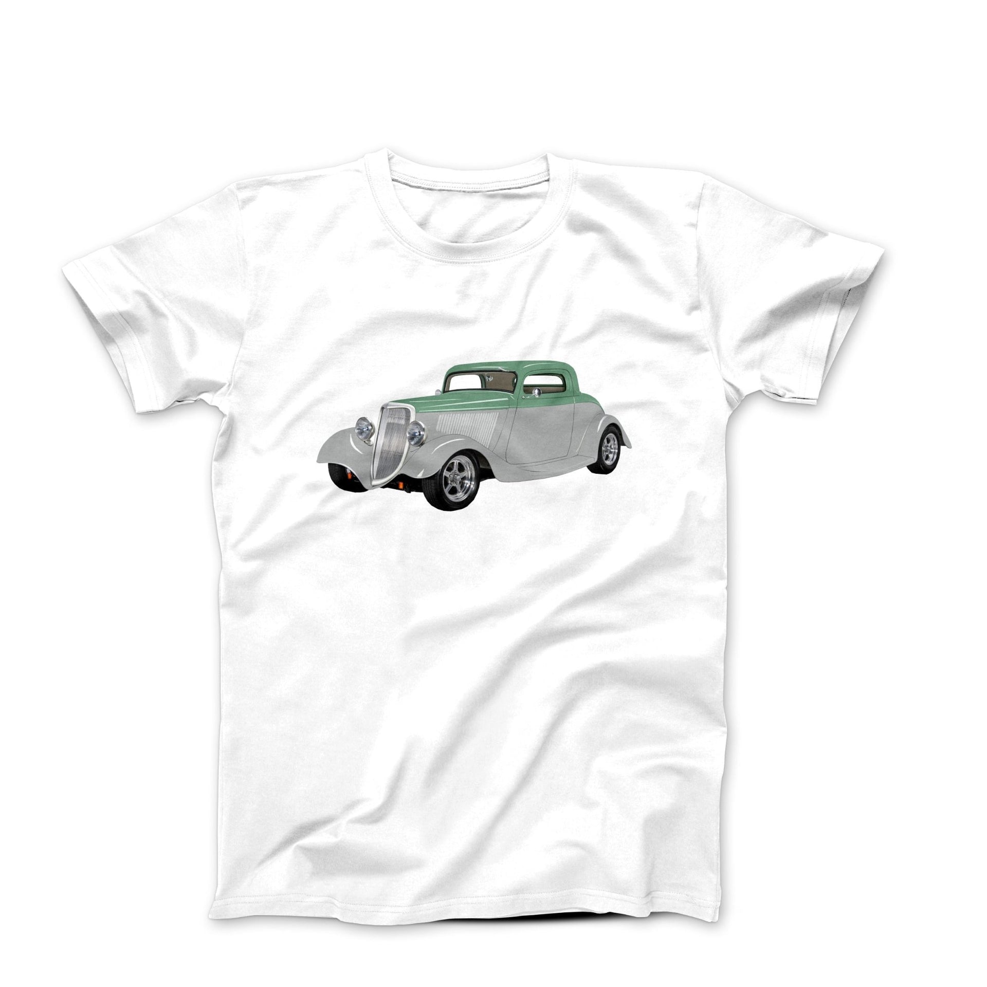 1934 Ford 3 - Window Coupe T-shirt - Cars, Trucks & Cycles - Harvey Ltd