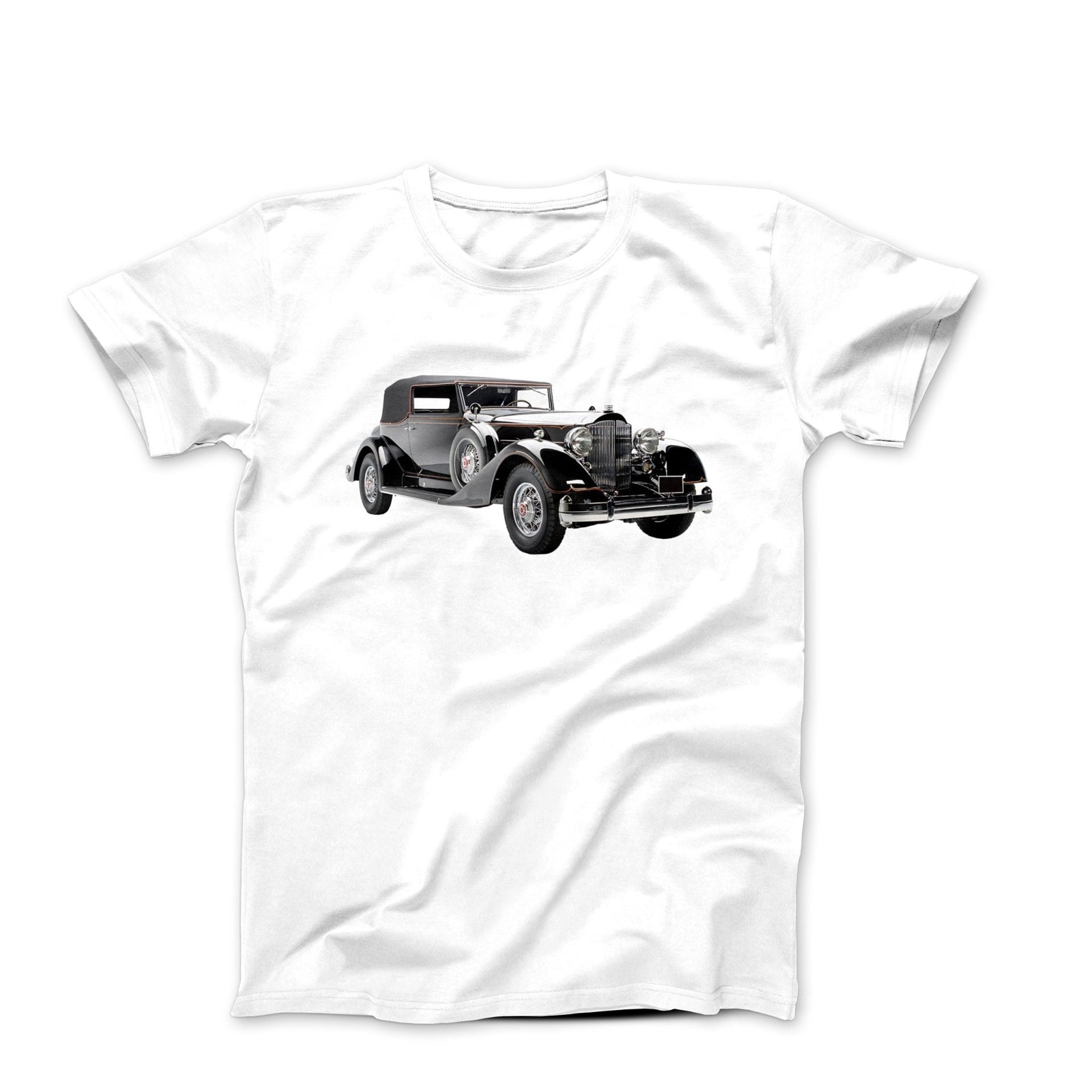 1934 Packard Twelve Convertible Victoria T - shirt - Clothing - Harvey Ltd