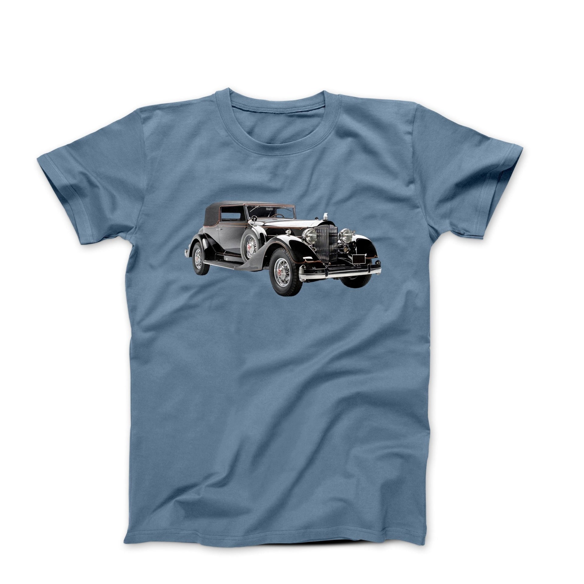 1934 Packard Twelve Convertible Victoria T - shirt - Clothing - Harvey Ltd