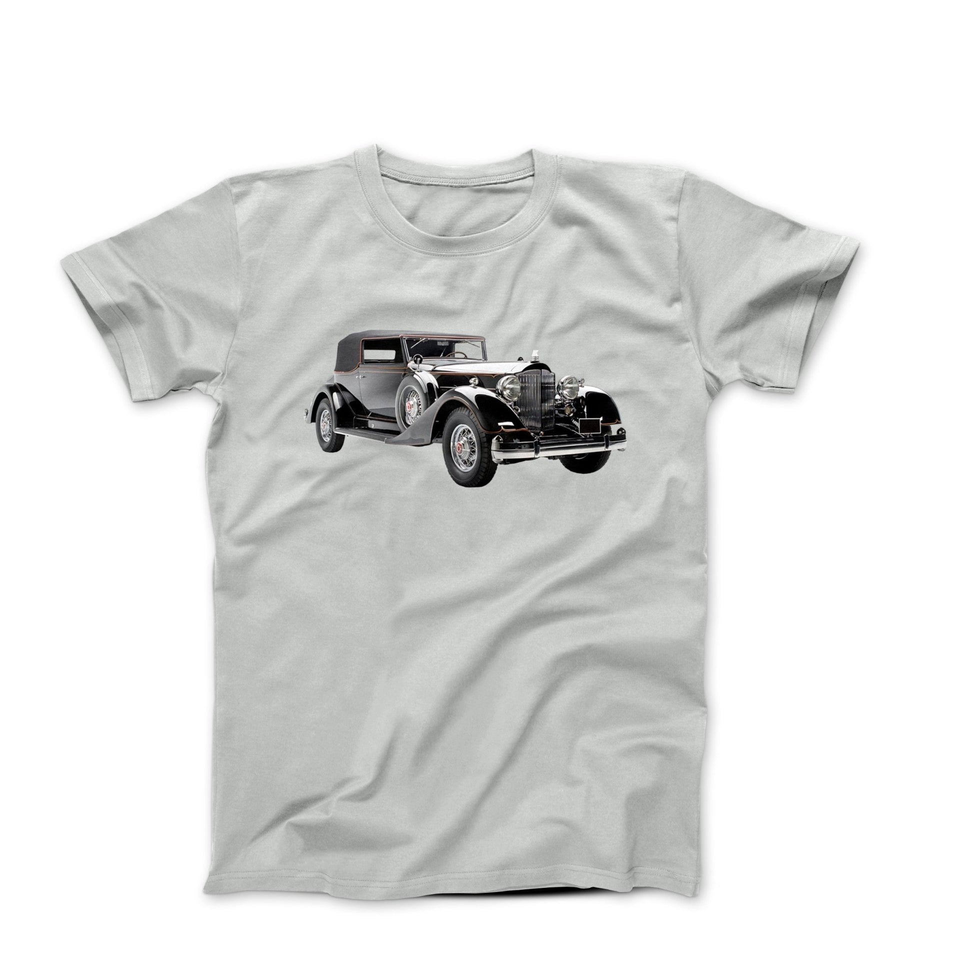 1934 Packard Twelve Convertible Victoria T - shirt - Clothing - Harvey Ltd