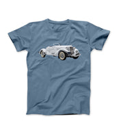 1935 Silver Auburn 851 Supercharged Boattail Speedster T-shirt - Cars, Trucks & Cycles - Harvey Ltd