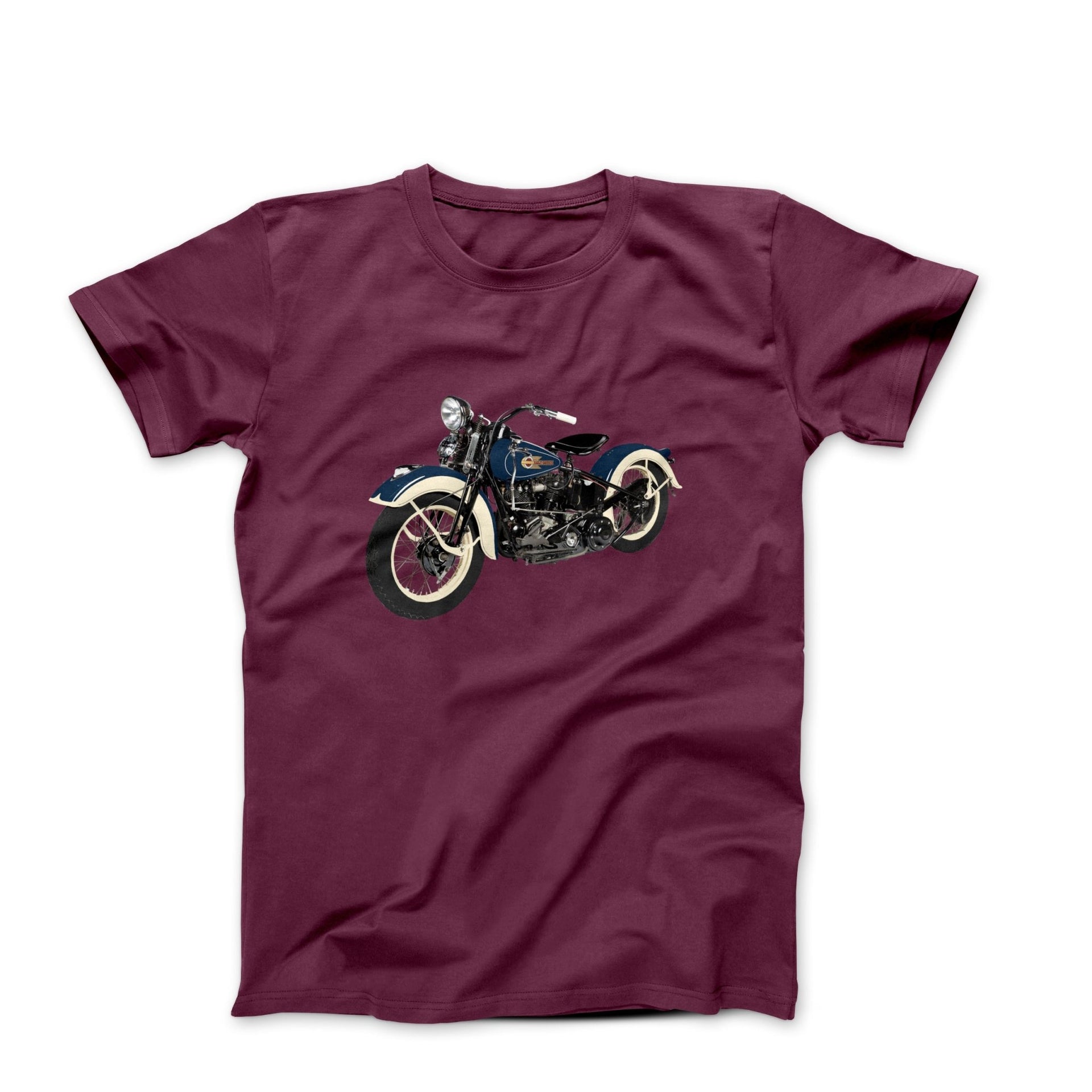 1936 Harley EL Knucklehead Motorcycle T-shirt - Cars, Trucks & Cycles - Harvey Ltd