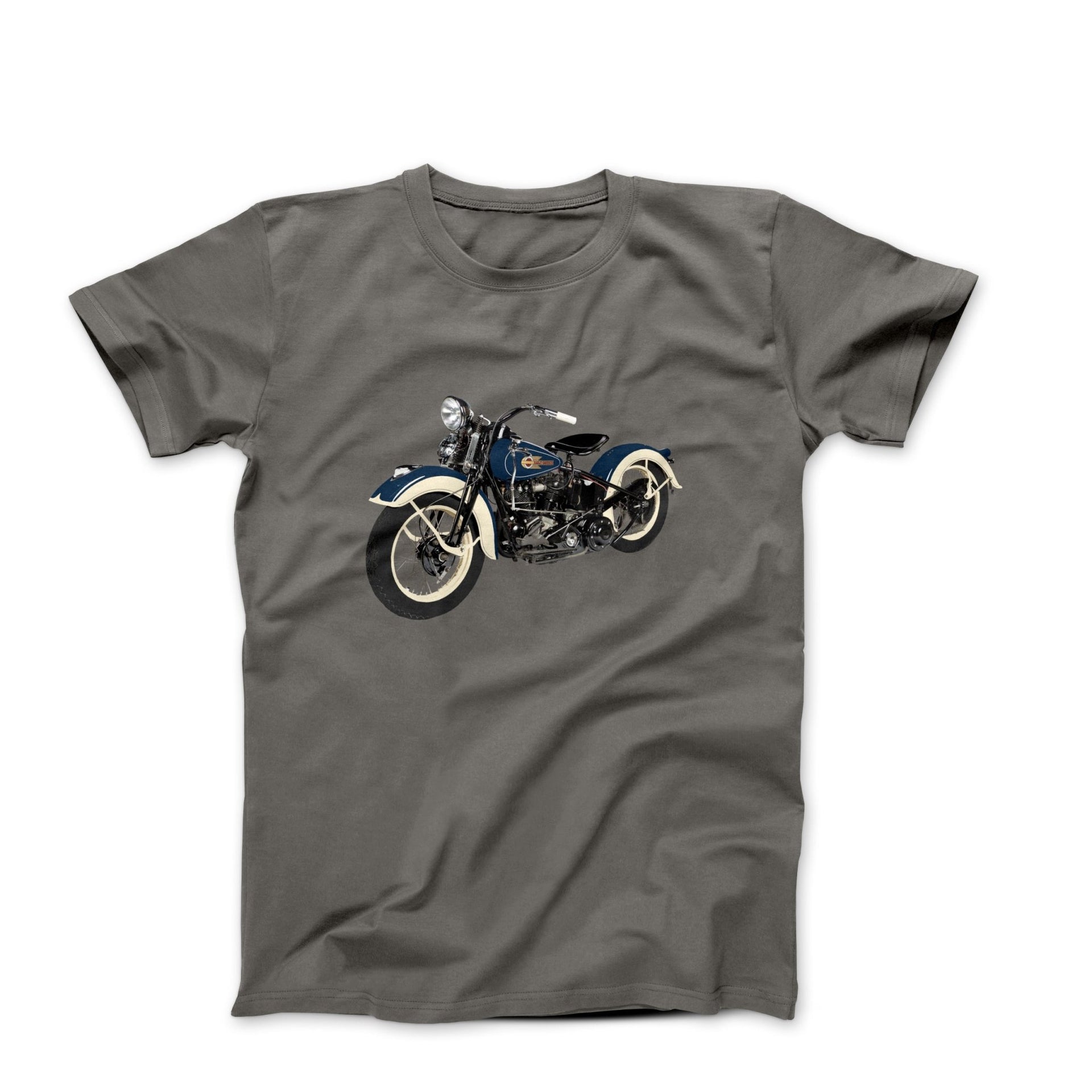 1936 Harley EL Knucklehead Motorcycle T-shirt - Cars, Trucks & Cycles - Harvey Ltd