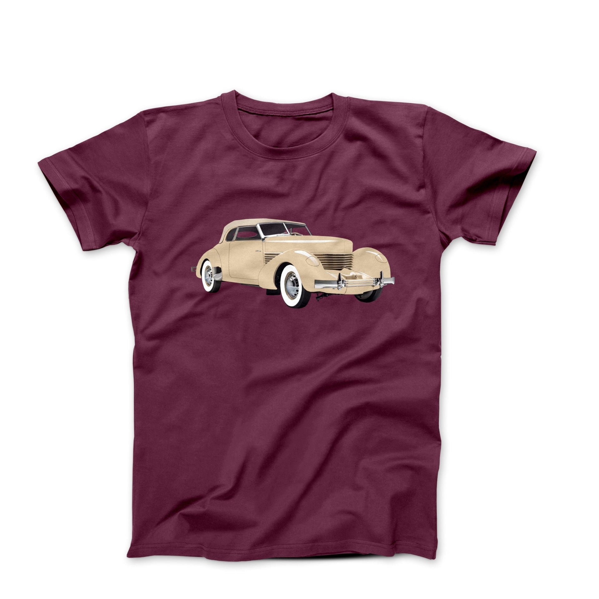 1937 Cord 812 Phaeton Convertible T-shirt - Cars, Trucks & Cycles - Harvey Ltd