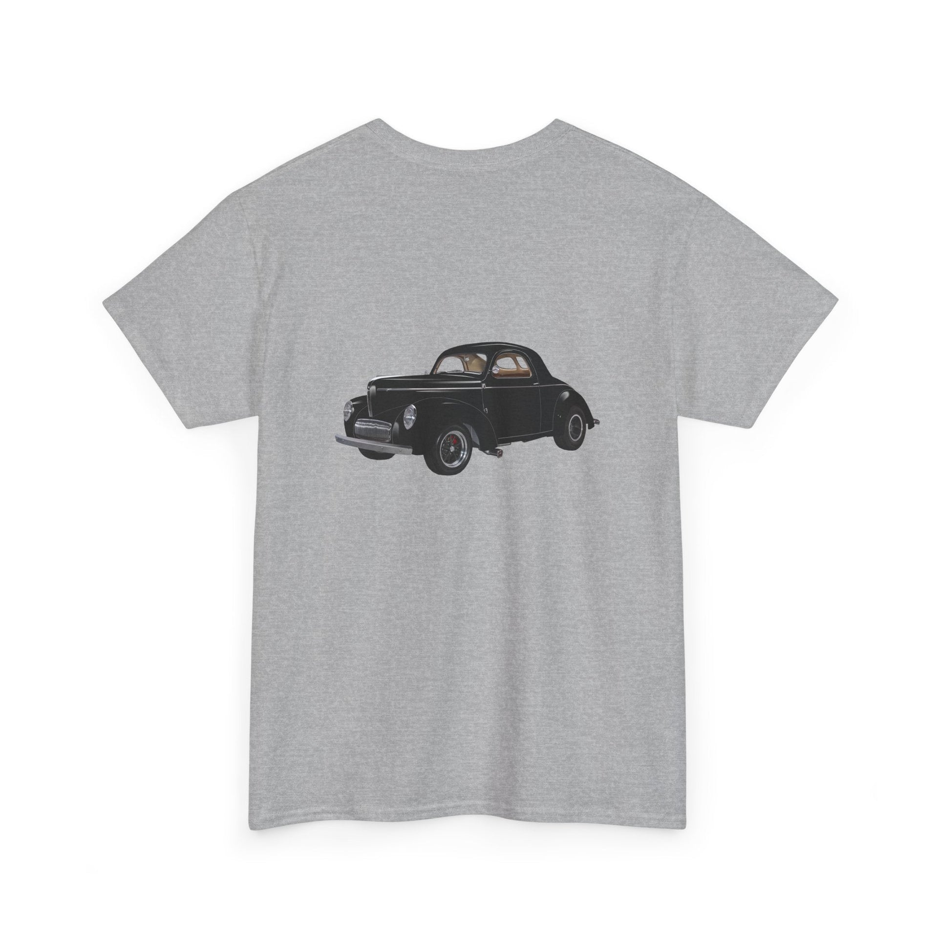 1941 Willys Coupe Front & Back Print T-shirt - Cars, Trucks & Cycles - Harvey Ltd