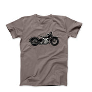1947 Harley FL Knucklehead Motorcycle T-shirt - Cars, Trucks & Cycles - Harvey Ltd