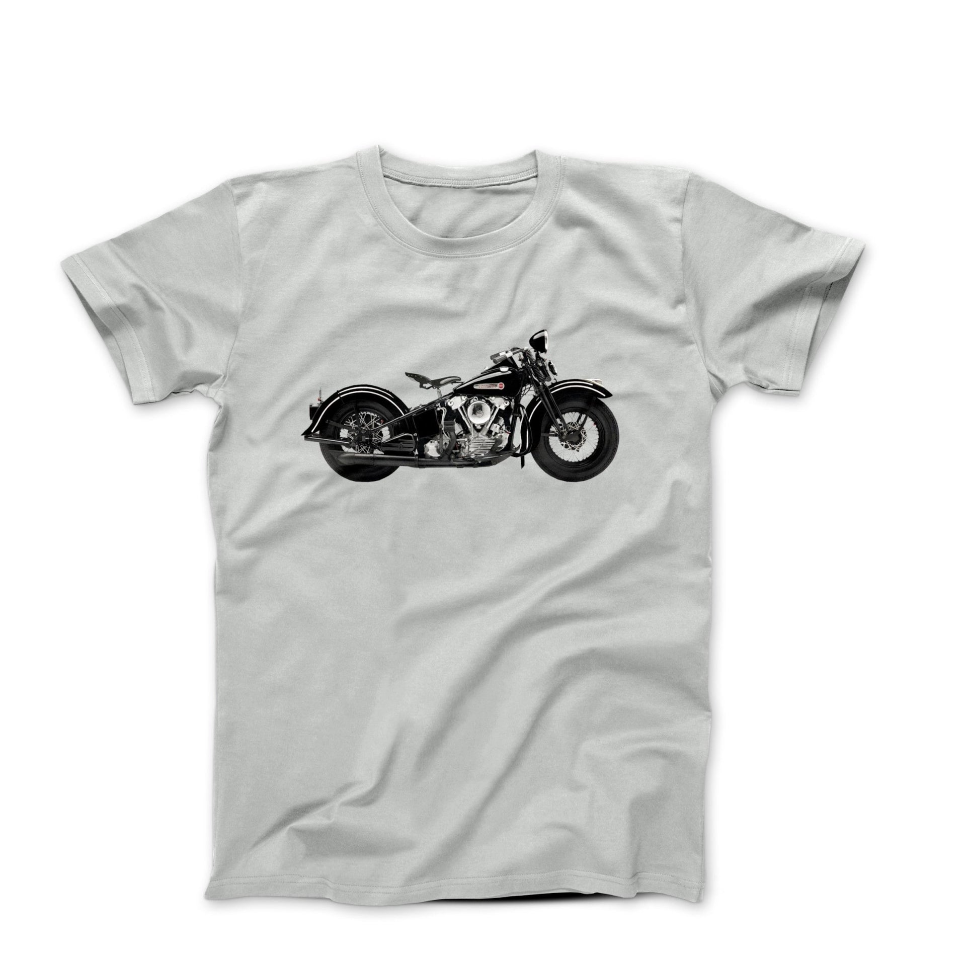 1947 Harley FL Knucklehead Motorcycle T-shirt - Cars, Trucks & Cycles - Harvey Ltd