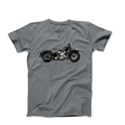 1947 Harley FL Knucklehead Motorcycle T-shirt - Cars, Trucks & Cycles - Harvey Ltd