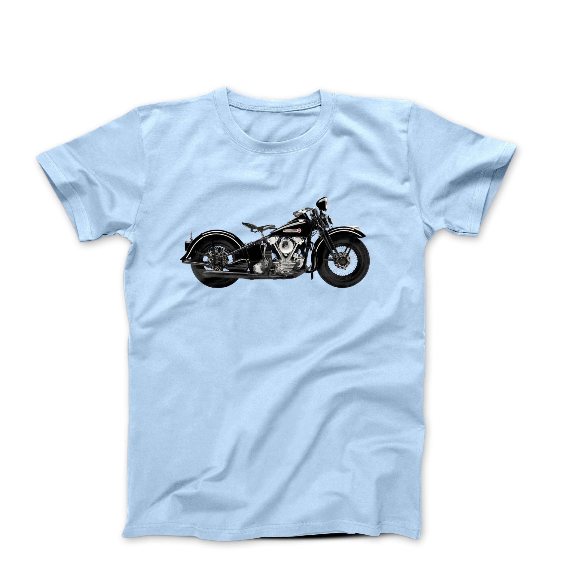 1947 Harley FL Knucklehead Motorcycle T-shirt - Cars, Trucks & Cycles - Harvey Ltd