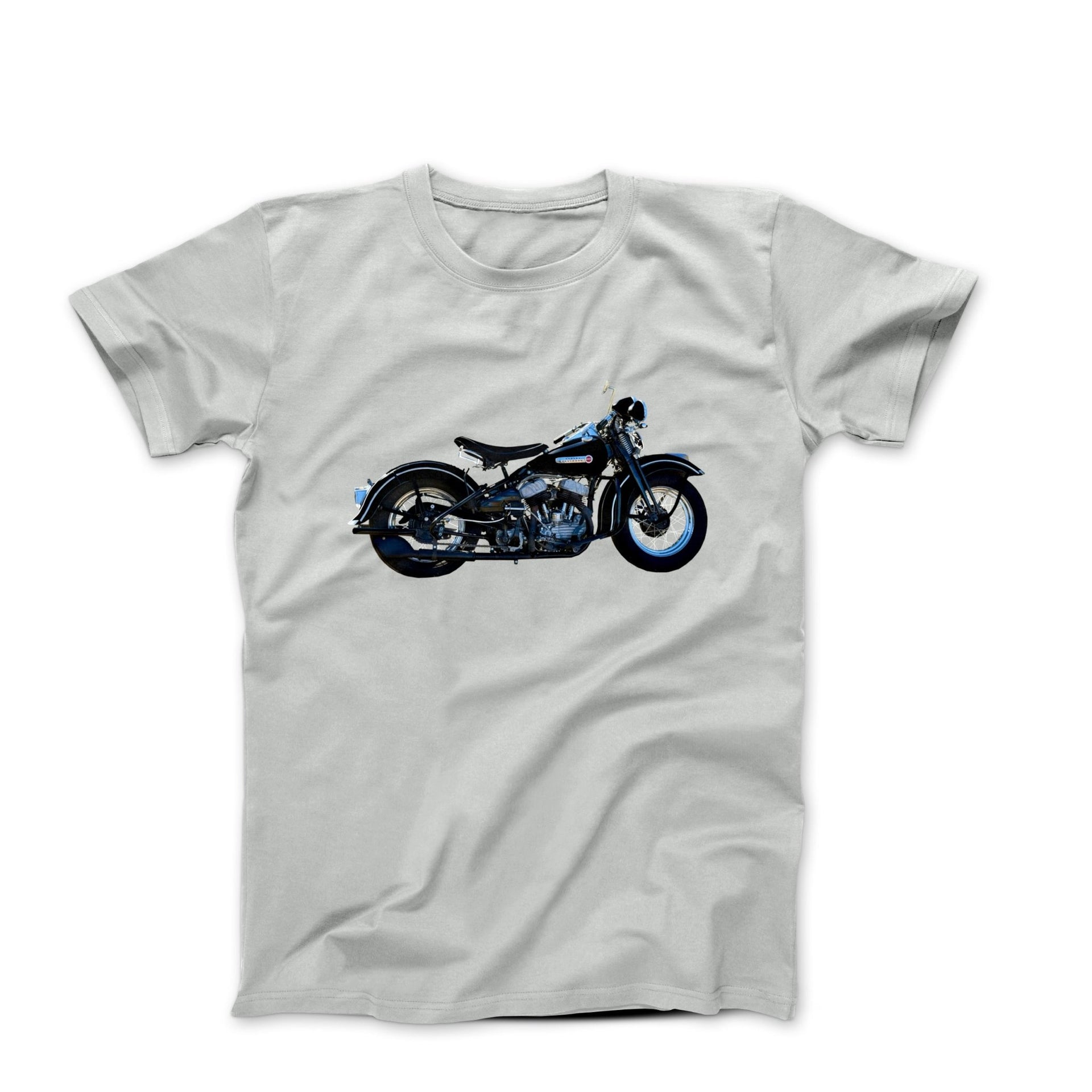 1947 Harley WL Flathead Motorcycle T-shirt - Cars, Trucks & Cycles - Harvey Ltd