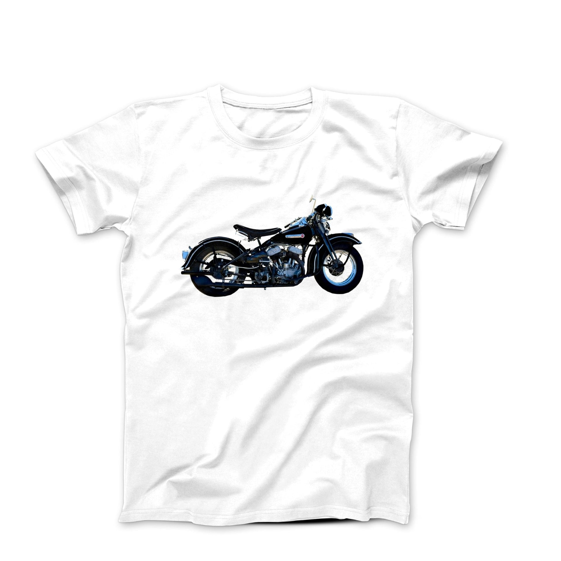 1947 Harley WL Flathead Motorcycle T-shirt - Cars, Trucks & Cycles - Harvey Ltd